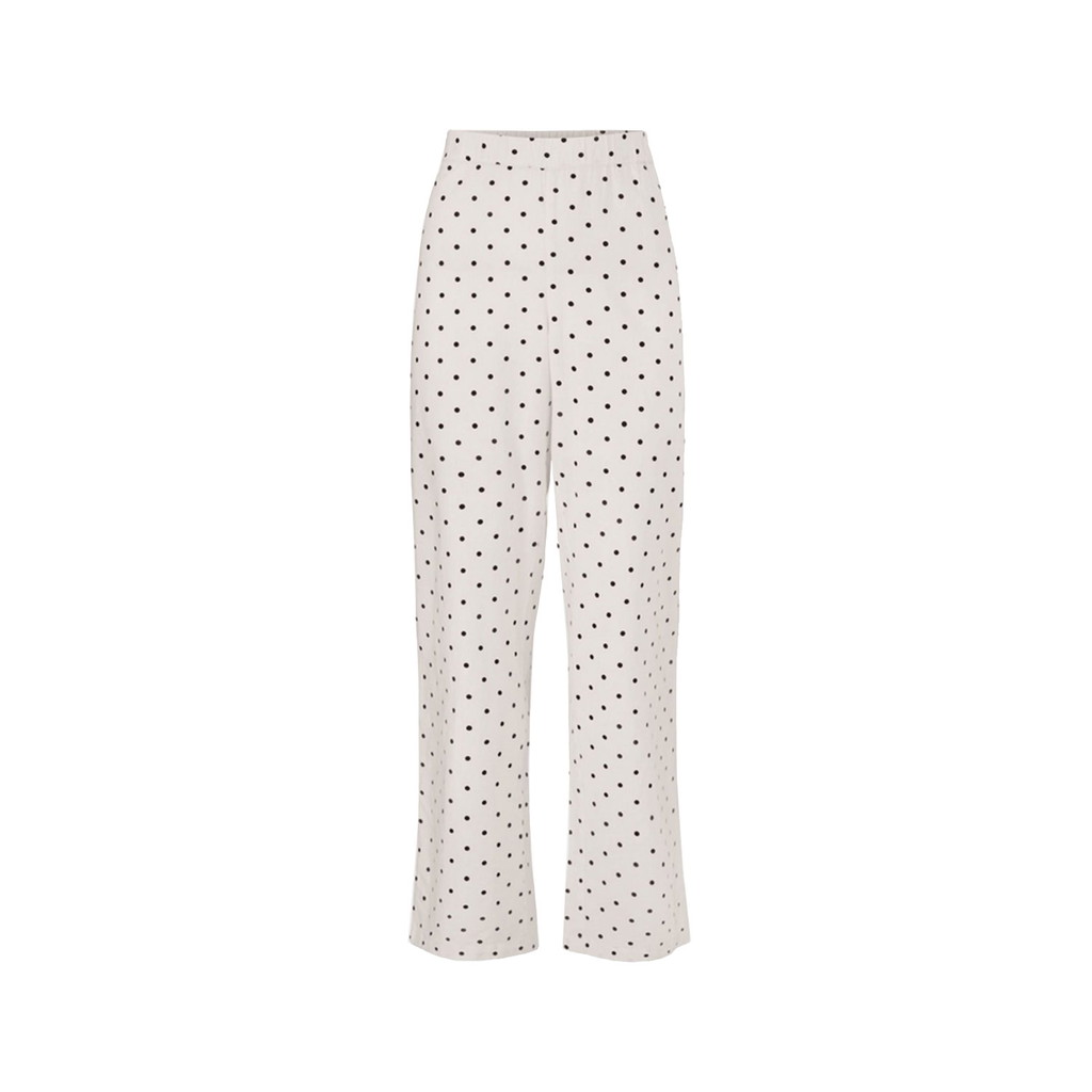 Becksöndergaard Dot Pyjama Set in Weiss von Becksöndergaard vorne Hose