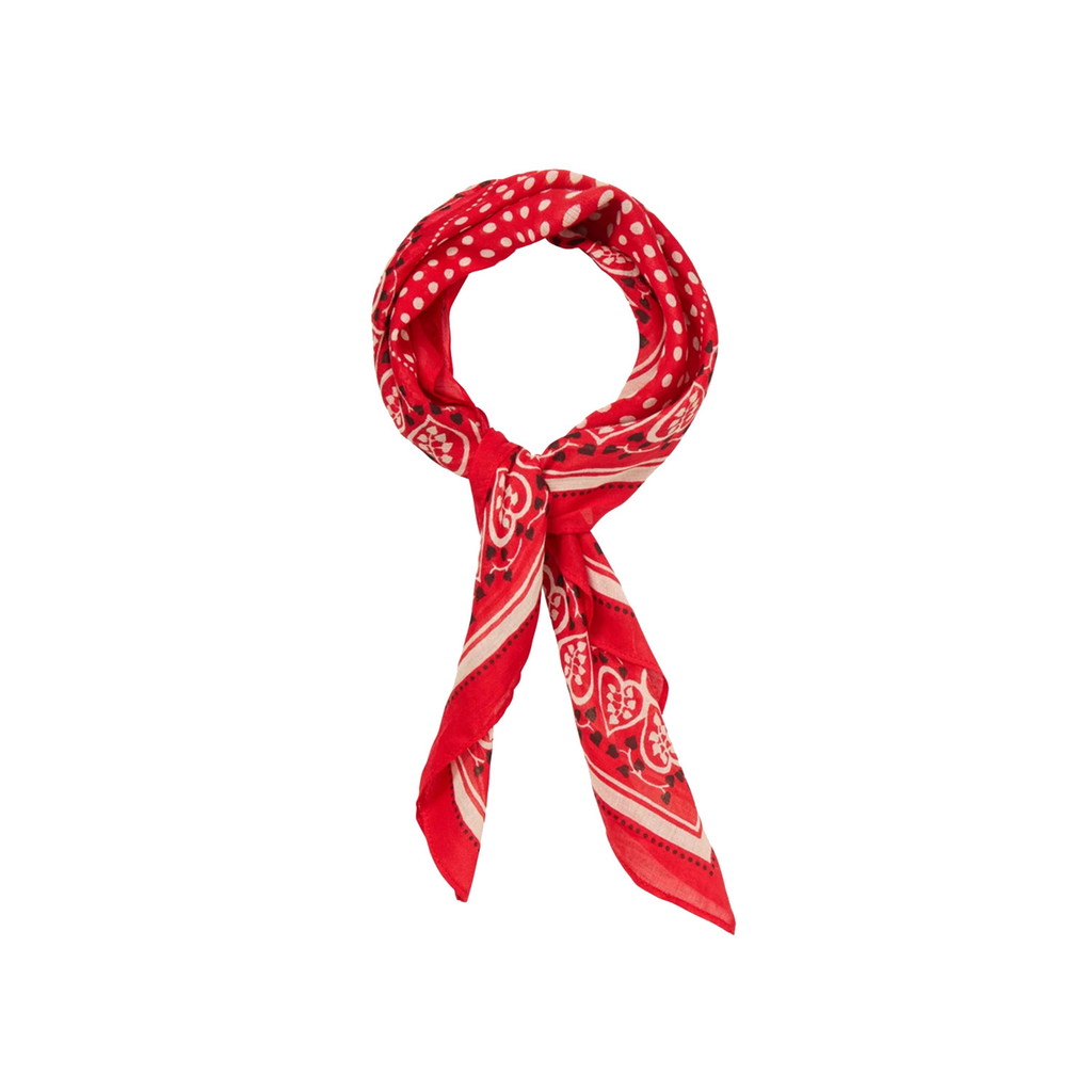 Becksöndergaard Hearty Cotta Foulard in Rot von Becksöndergaard vorne