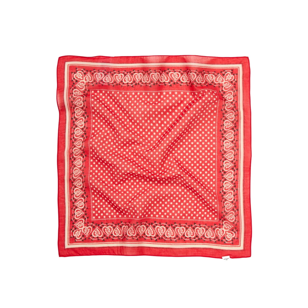 Becksöndergaard Hearty Cotta Foulard in Rot von Becksöndergaard vorne offen