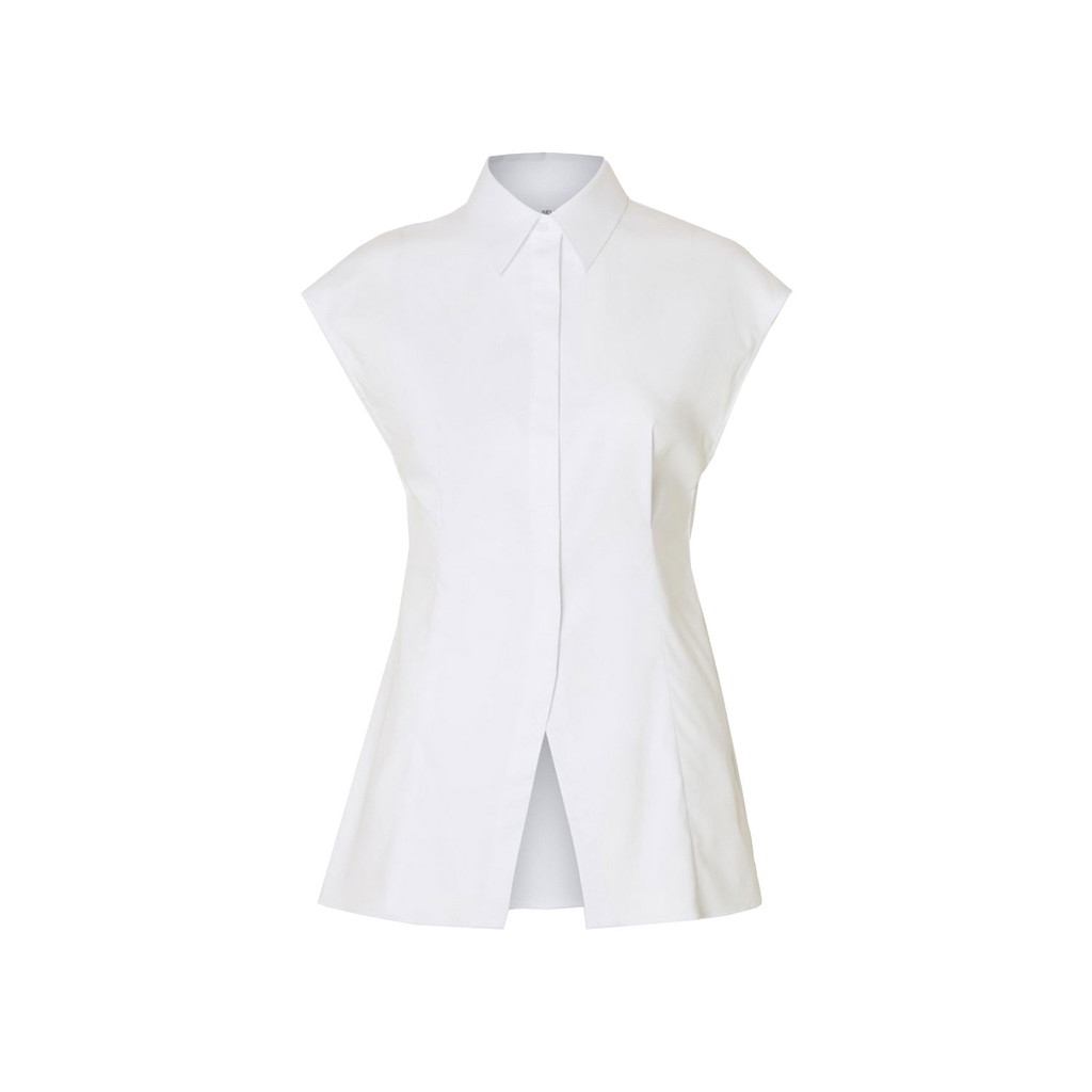 Selected Fina Bluse in Weiss von Selected Femme vorne